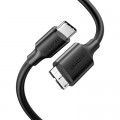Ugreen Дата кабель USB-C 3.1 to Micro USB 3.0 1.0m 3A US312 black Ugreen (20103)