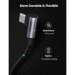 Ugreen Дата кабель USB-C 2.0 to USB-C 3.0m 90° corner US334 black Ugreen (20583)