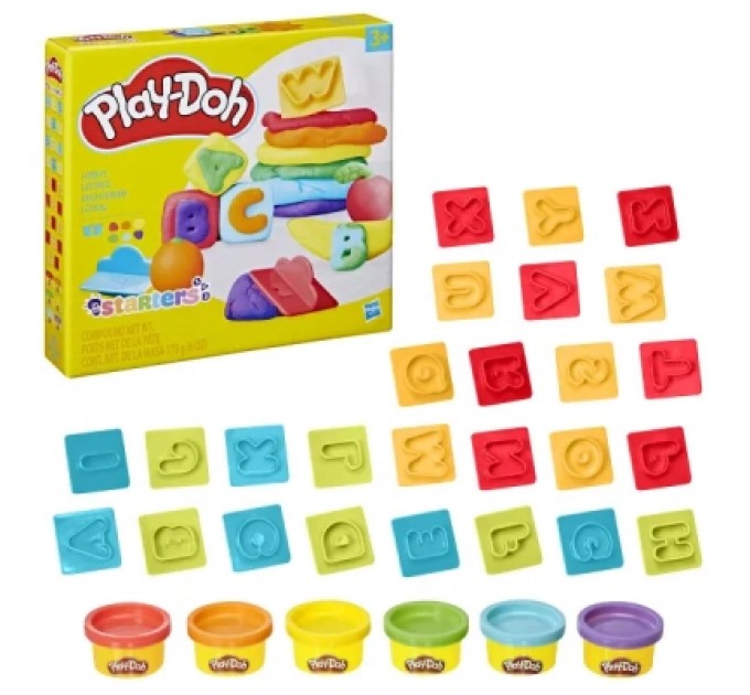 Hasbro Набір для творчості Hasbro Play-Doh Основи E8532 Fundamentals letters (Play-Doh Основи E8532 Fundamentals lette)