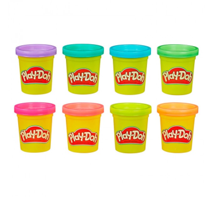 Hasbro Набір для творчості Hasbro 8 кольорів Веселка NEON (E5044_E5063)