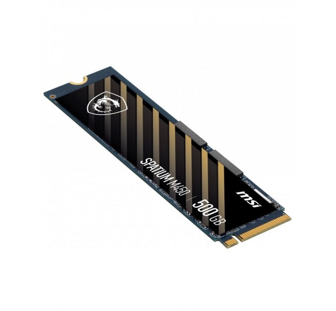 MSI Накопичувач SSD  500GB MSI Spatium M450 M.2 2280 PCIe 4.0 x4 NVMe 3D NAND TLC (S78-440K220-P83)