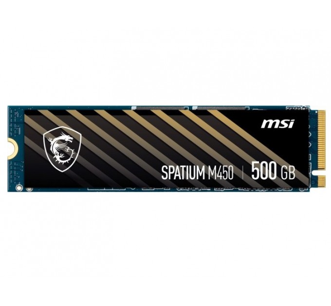 MSI Накопичувач SSD  500GB MSI Spatium M450 M.2 2280 PCIe 4.0 x4 NVMe 3D NAND TLC (S78-440K220-P83)
