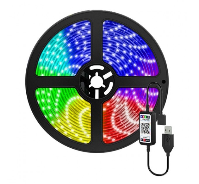 Xtrike ME Світлодіодна стрічка Xtrike Me 5050 (Led Chip) Bluetooth, App Control, 5m (HT-5050B5)