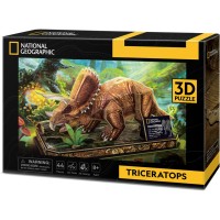 Пазл Cubic Fun 3D National Geographic Dino Трицератопс (DS1052h)