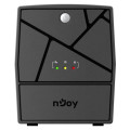 nJoy Джерело безперебійного живлення NJOY Keen 1000 (UPLI-LI100KU-CG01B), Lin.int., AVR, 4 x евро, USB, пластик