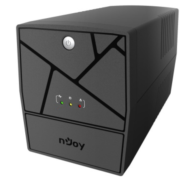 nJoy Джерело безперебійного живлення NJOY Keen 1000 (UPLI-LI100KU-CG01B), Lin.int., AVR, 4 x евро, USB, пластик