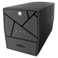 nJoy Джерело безперебійного живлення NJOY Keen 1500 (UPLI-LI150KE-CG01B) Lin.int., AVR, 4 x евро, пластик