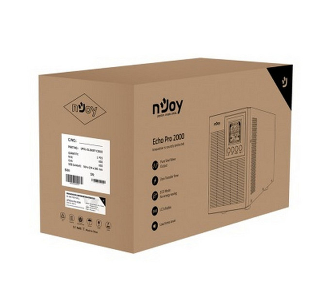 nJoy Джерело безперебійного живлення NJOY Echo Pro 2000 (UPOL-OL200EP-CG01B)