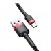 Baseus Дата кабель USB 2.0 AM to Type-C 1.0m Cafule 3A red+black Baseus (CATKLF-B91)