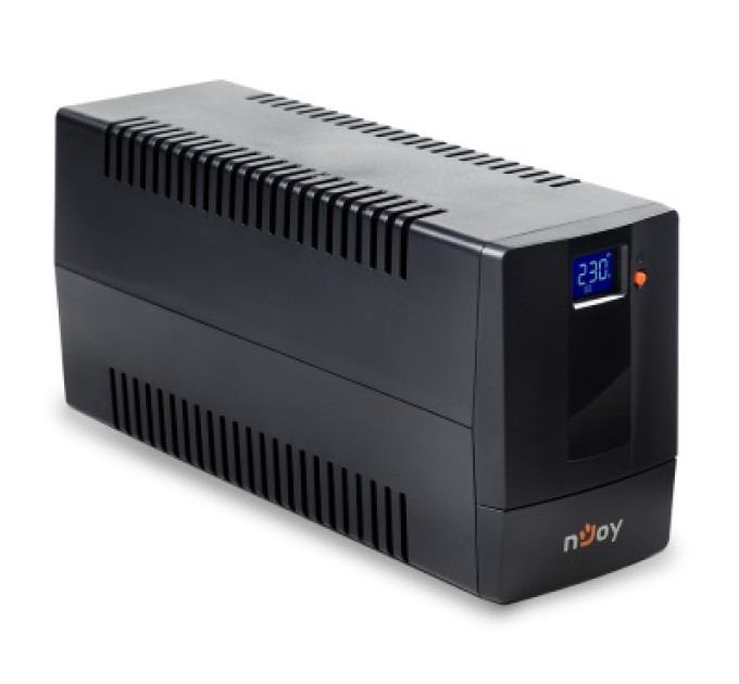 nJoy Джерело безперебійного живлення NJOY Horus Plus 600 (PWUP-LI060H1-AZ01B) Lin.int., AVR, 2 x евро, USB, LCD, пластик