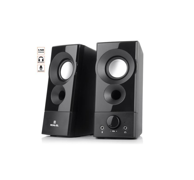 REAL-EL Акустична система REAL-EL S-90 Black