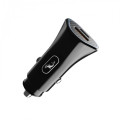 SkyDolphin Автомобільний зарядний пристрій SkyDolphin SZ16 PD+QC3.0 (2USB, 3.1A) Black (AZP-000090)