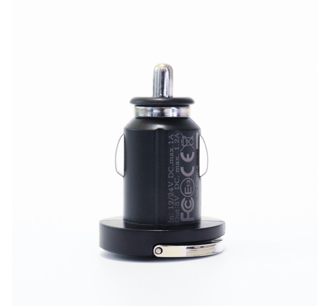Strax Автомобильное зарядное устройство Strax Car Charger 2.4A Single USB-A Black (4029948595757) Bulk