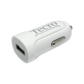 Tecro Автомобильное зарядное устройство Tecro (1USBх2.1A) White (TCR-0121AW)
