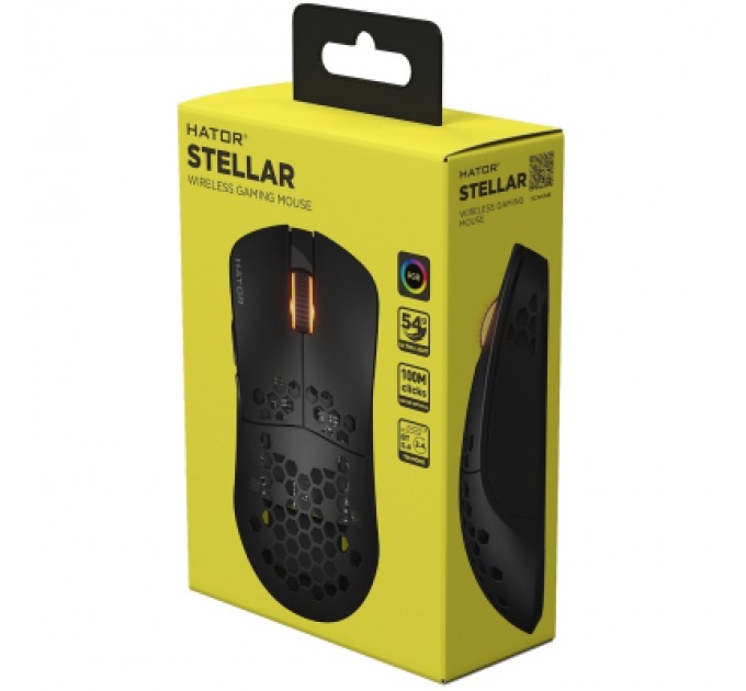 Hator Мишка Hator Stellar Wireless/Bluetooth/USB Black (HTM650)