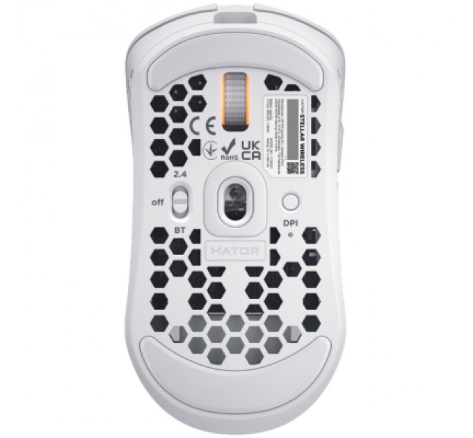 Hator Мишка Hator Stellar Wireless/Bluetooth/USB White (HTM651)