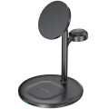 Choetech Магнитное беспроводное зарядное устройство Choetech T585-F 3in1 Magnetic wireless charger station for Apple (T585-F-101CCBK)