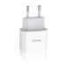 HOCO Зарядное устройство Hoco C72A Glorious (1USB, 2.1А) White (6931474713001) + кабель MicroUSB