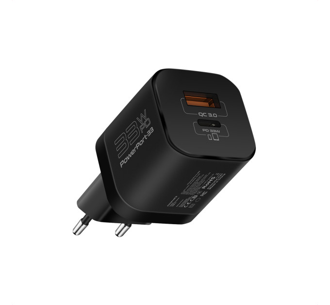 Promate Зарядное устройство Promate PowerPort-33 Black