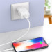 SkyDolphin Зарядное устройство SkyDolphin SC36V (1USB, 2.4A) White (SDMZP-000118) + кабель microUSB