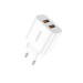 Foneng Сетевое зарядное устройство Foneng EU45 Dual USB Charger (2USBх2.4A) White (EU45-CH-TC) + кабель USB Type C