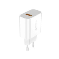 Сетевое зарядное устройство Foneng EU46 QC3.0 Charger (1USBх3A) White (EU46-CH-IP) + кабель Lightning