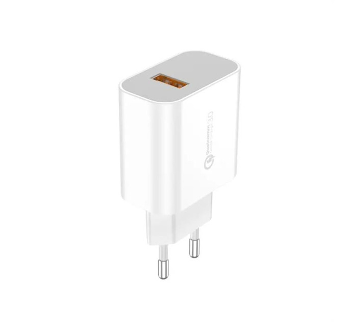 Foneng Сетевое зарядное устройство Foneng EU46 QC3.0 Charger (1USBх3A) White (EU46-CH-IP) + кабель Lightning