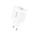 Foneng Мережевий зарядний пристрій Foneng EU52-CH PD 30W (1xUSB, 1xType-C) White