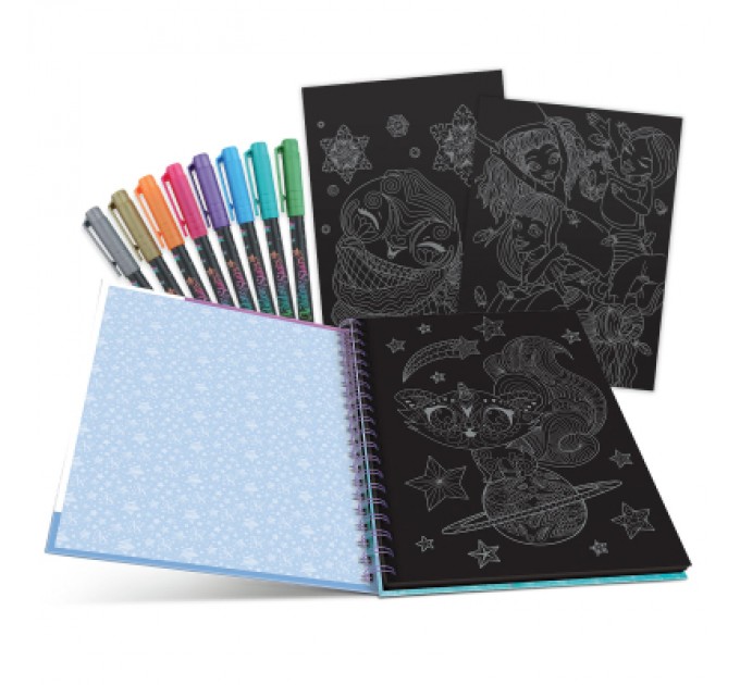 Nebulous Stars Набір для творчості Nebulous Stars Розмальовка Айседора чорні аркуші (11136)