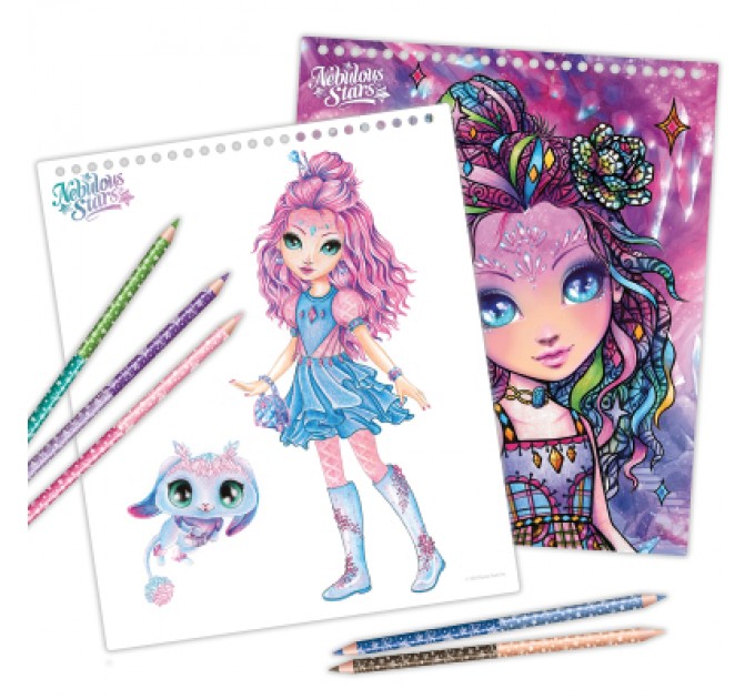 Nebulous Stars Набір для творчості Nebulous Stars Скетчбук Кристалія. Мотиви самоцвітів (11140)