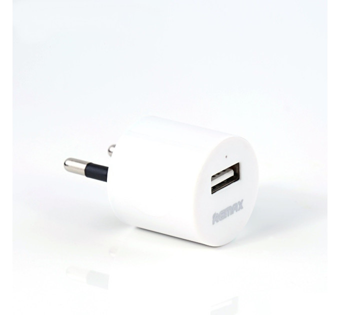 Remax Сетевое зарядное устройство Remax U1 RMT-5288 Drum (EU) (1USB 1А) White (6954851226277)