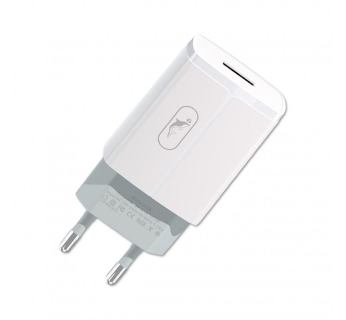 SkyDolphin Сетевое зарядное устройство SkyDolphin SC06 (1USBx2.4A) White (SDMZP-000177)
