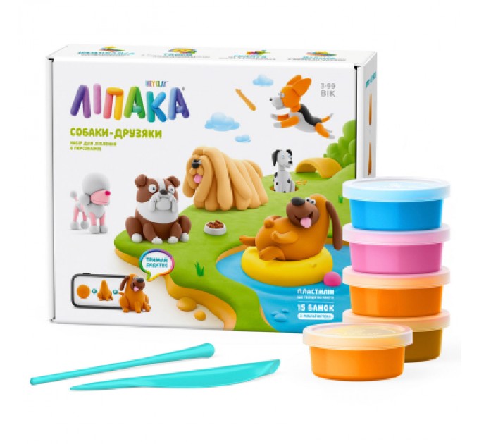 Lipaka Набір для творчості Lipaka Собаки-друзяки (15030-UA01)