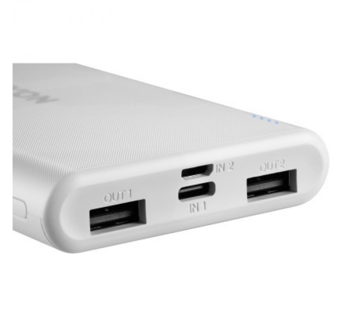 Canyon Батарея універсальна Canyon PB-106 10000mAh Input 5V/2A, Output 5V/2.1A(Max) (CNE-CPB1006W)