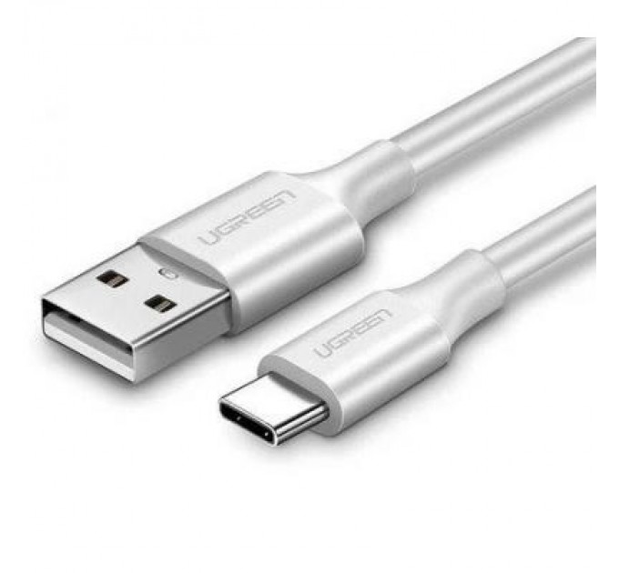 Ugreen Дата кабель USB 2.0 AM to Type-C 1.0m US287 White Ugreen (60121)