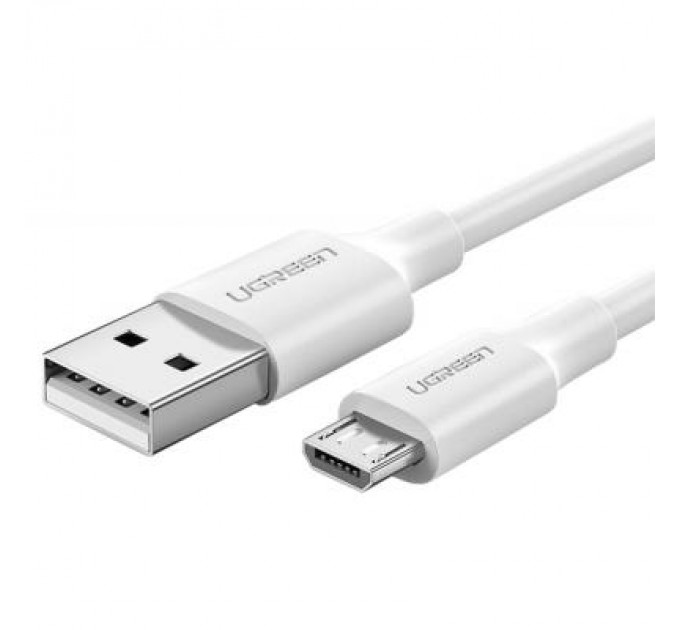 Ugreen Дата кабель USB 2.0 AM to Micro 5P 1.0m US289 White Ugreen (60141)