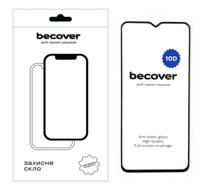 BeCover Скло захисне BeCover Xiaomi Redmi A1 10D Black (711525)