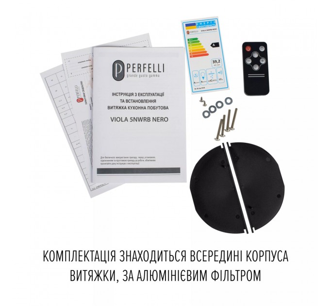 Perfelli Витяжка Perfelli Viola 5NWRB Nero