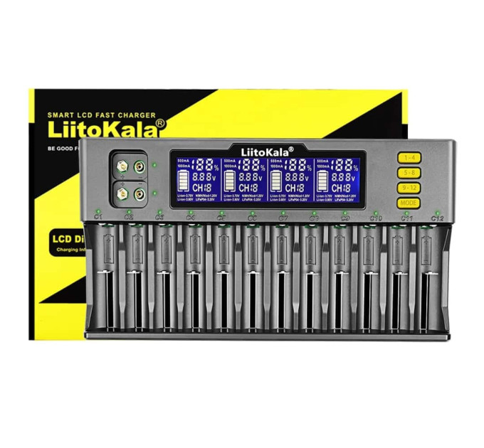Liitokala Заряднoe устройство Liitokala Lii-S12