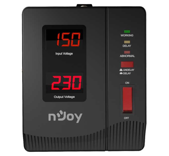 nJoy Стабилизатор NJOY Alvis 1000 (AVRL-10001AL-CS01B) AVR, 1 розетка