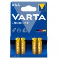 Varta Батарейка Varta AAA Longlife LR03 * 4 (04103101414)