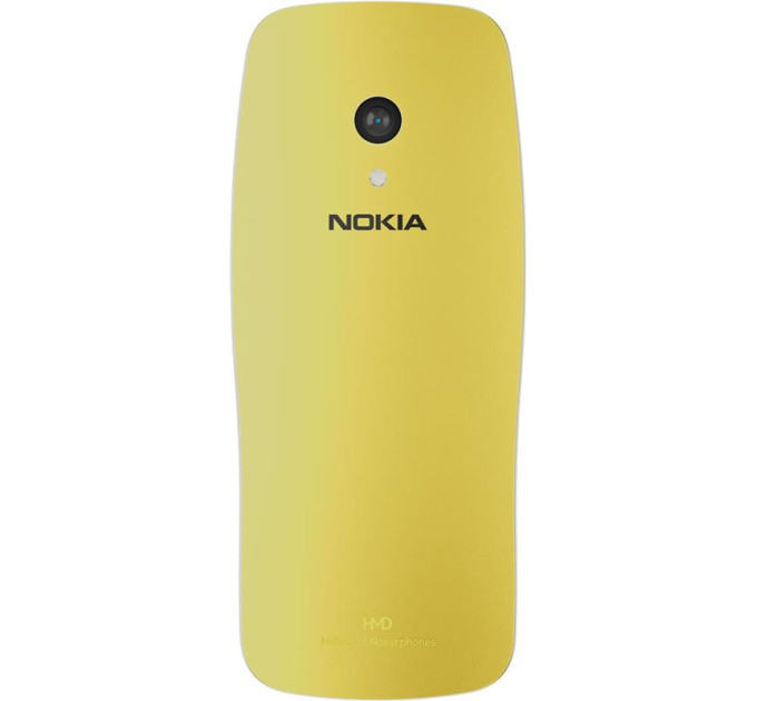 Nokia Мобильный телефон Nokia 3210 4G 2024 Dual Sim Gold; 2.4" (320x240) TN / кнопочный моноблок / Unisoc T107 / ОЗУ 64 МБ / microSD до 32 ГБ / камера 2 Мп / Bluetooth / 4G (LTE) / ОС Nokia Series 30+ / 122x52x13.1 мм / 1450 мАч / желтый