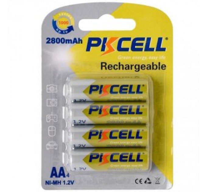 PkCell Акумулятор PkCell AA R6 NiMH 2800mAh * 4 (PC/AA2800-4B)