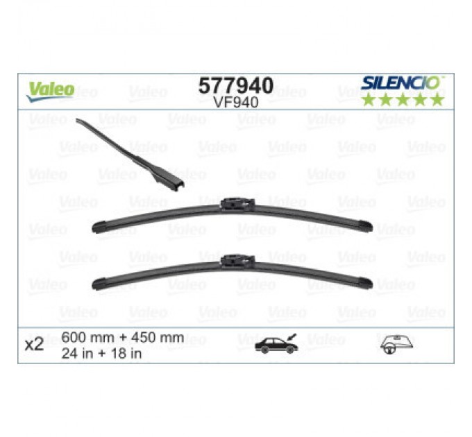 Valeo Щітка склоочисника Valeo 577940