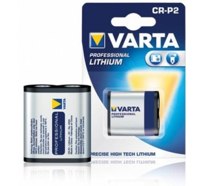 Varta Батарейка Varta PHOTO CR P2 LITHIUM (06204301401)