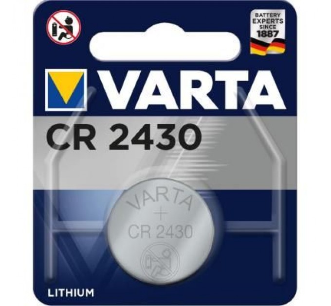 Varta Батарейка Varta CR 2430 Lithium * 1 (06430101401)