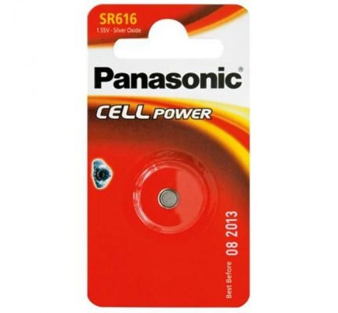 Panasonic Батарейка Panasonic SR616 * 1 Silver Oxide (SR-616EL/1B)