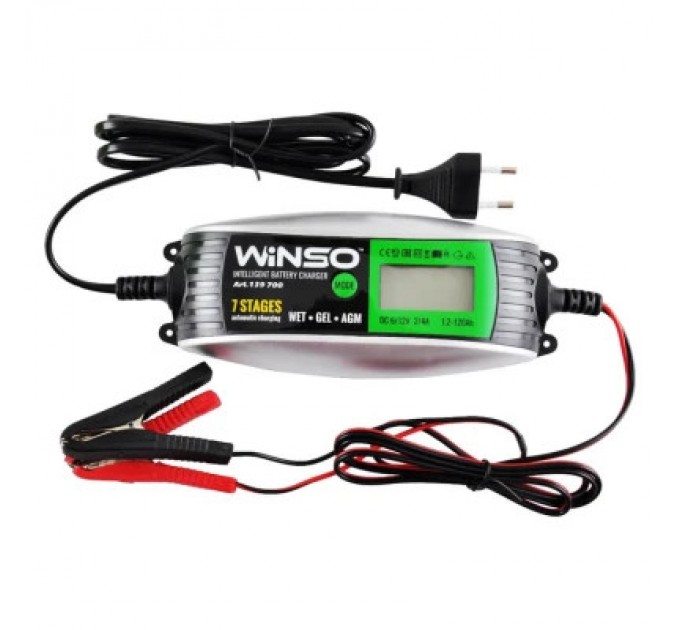 WINSO Зарядний пристрій для автомобільного акумулятора WINSO 139700