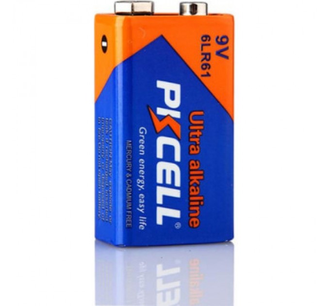 PkCell Батарейка PkCell Крона Ultra Alcaline 9V * 1 shrink (09290 / 2000000092904)