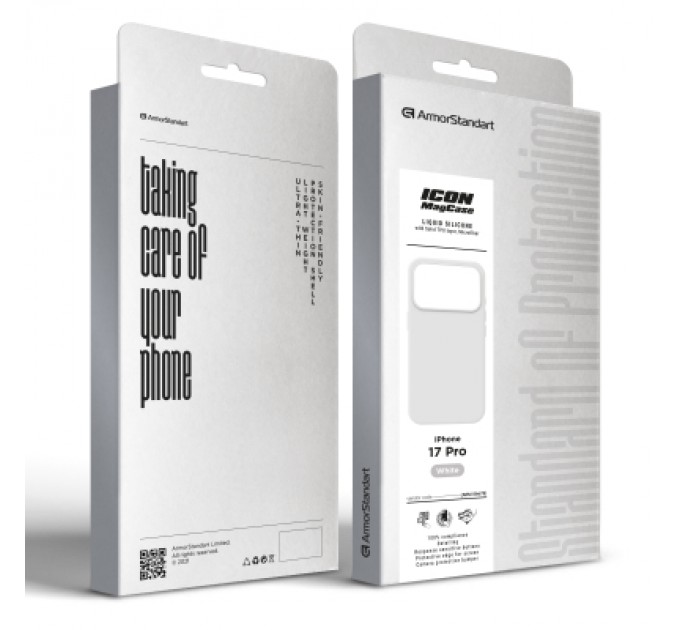 Armorstandart Чохол до мобільного телефона Armorstandart ICON2 MagCase Apple iPhone 17 Pro White (ARM86678)